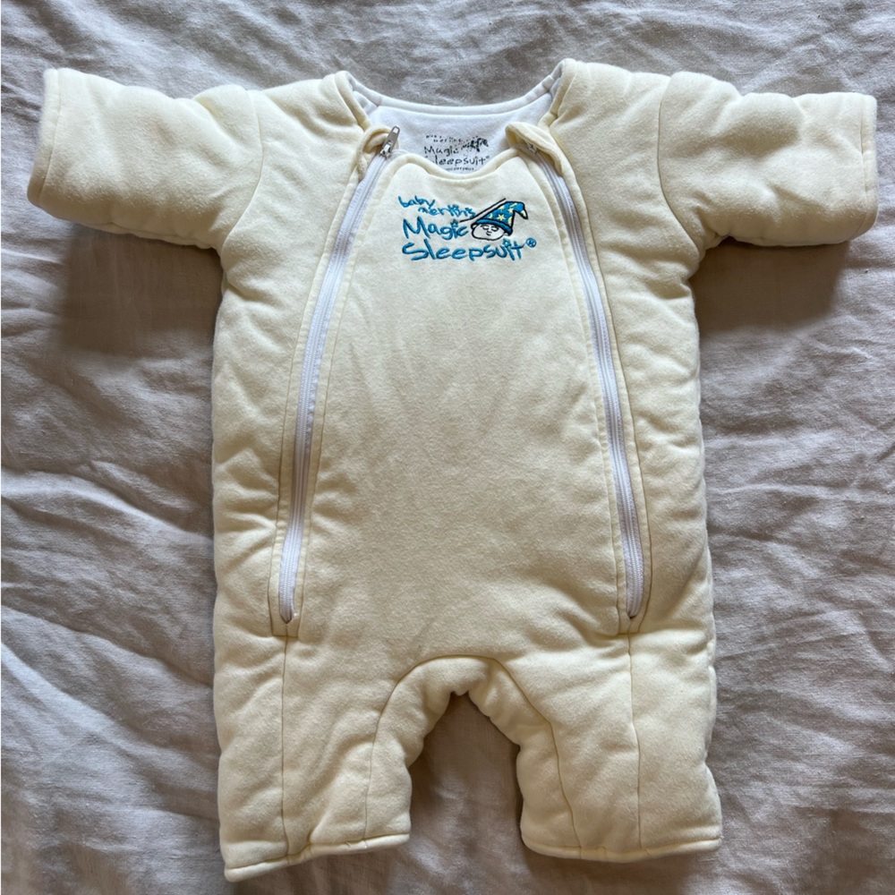 Magic Merlin suit, 6-9mo, white